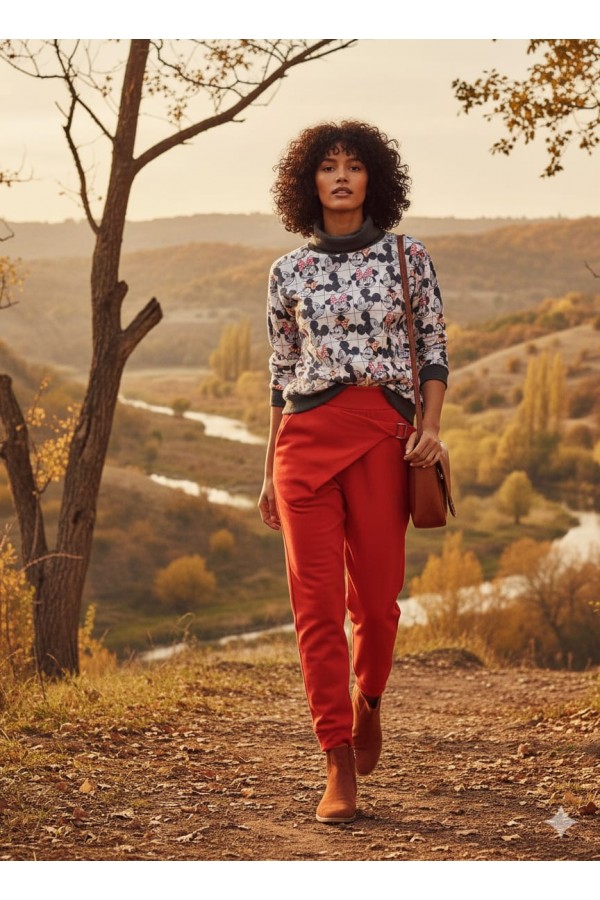 Toka Detay Şalvar Kombin