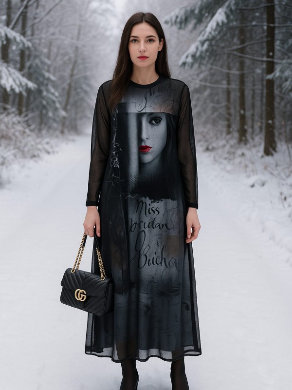 OwerSize Elbise Modelimiz